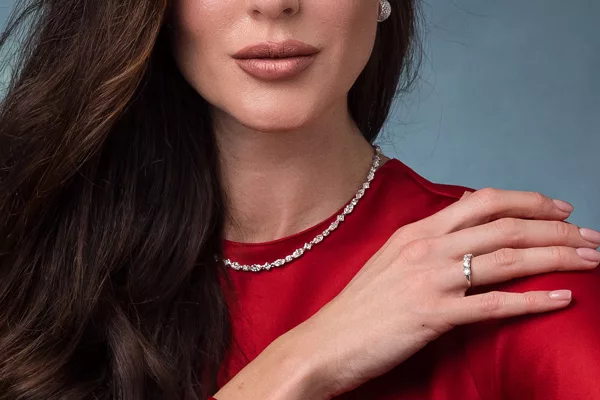 Diamanten halsketting